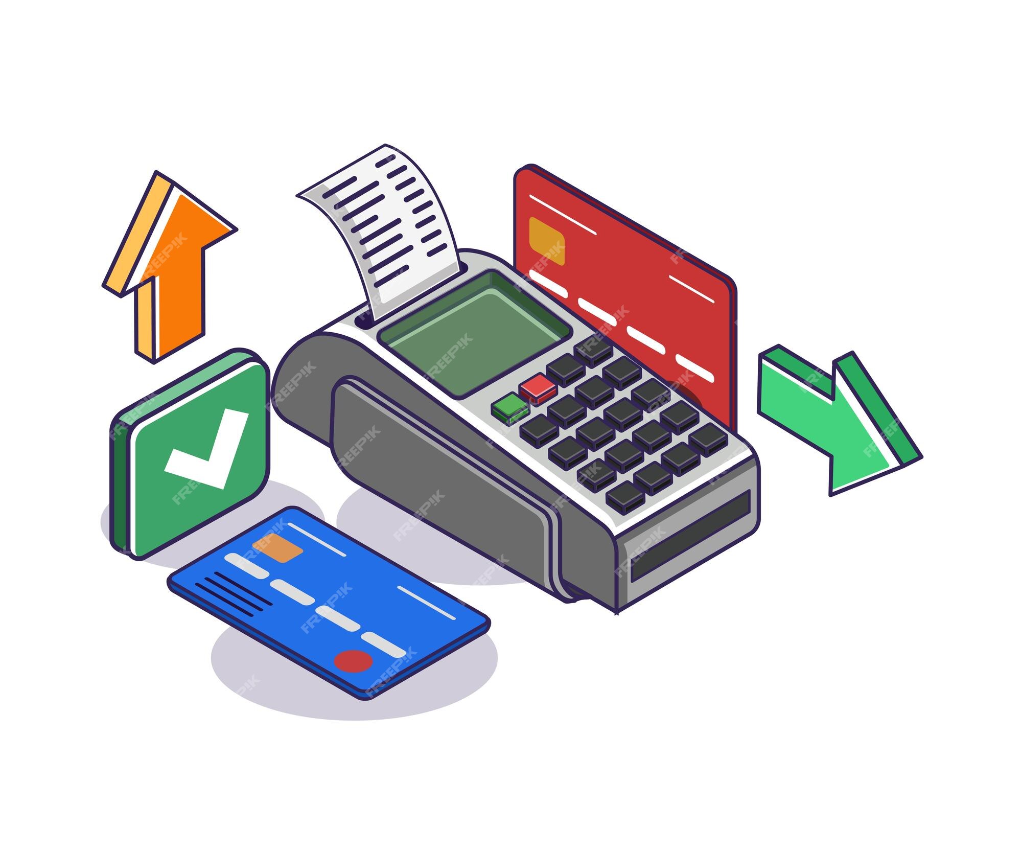 Premium Vector Payment with Electronic Data Capture