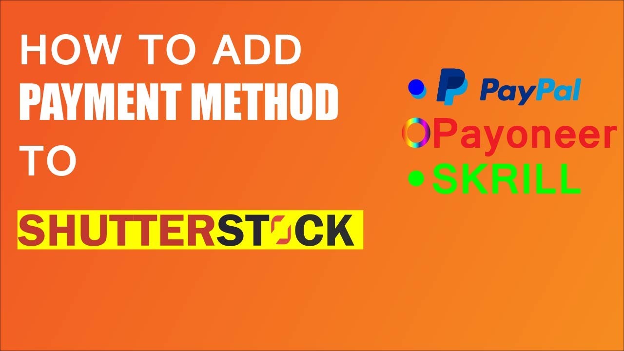 How to Enter Direct Deposit Details in Shutterstock