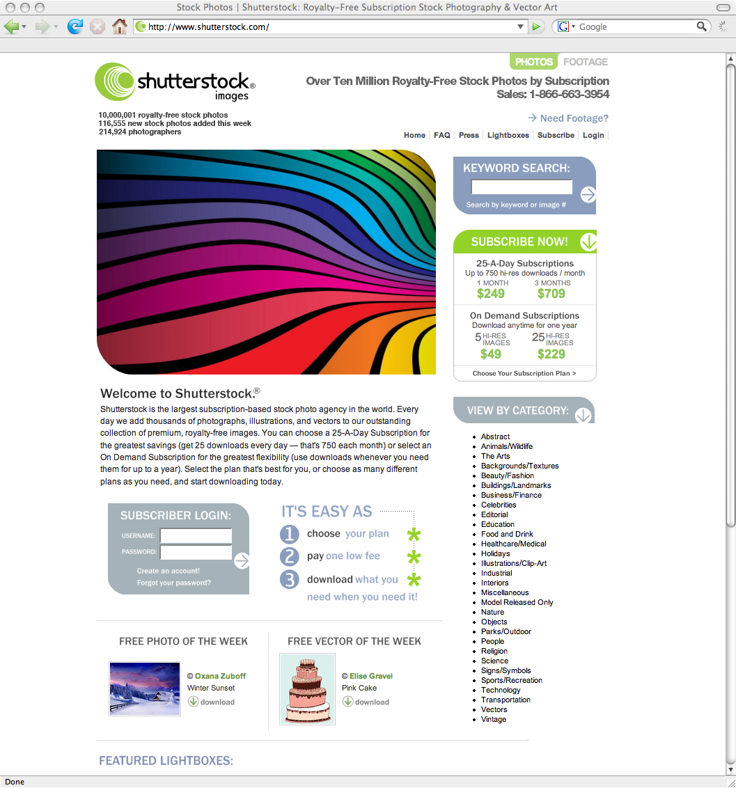 Shutterstock Image Library Hits 10 Million Images My Stock Photo