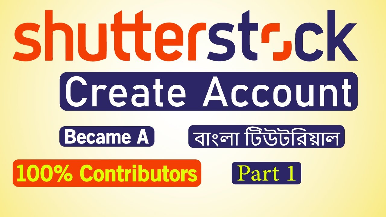 Shutterstock contributor account sign up And File Ready upload 