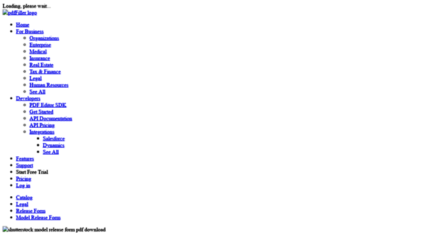 shutterstockmodelreleaseformpdffillercom pdfFiller Online PDF 