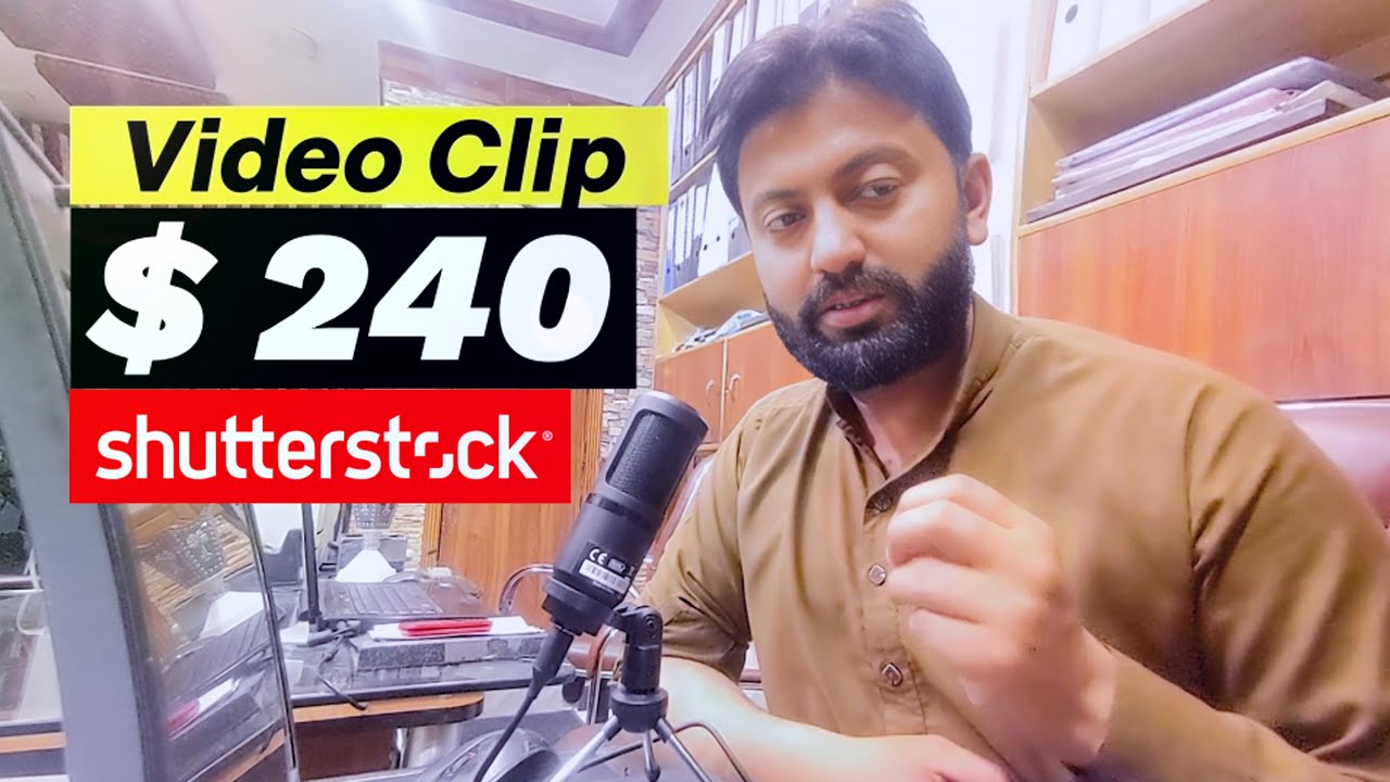 Shutterstock Upload Video Pictures and Earn Money Online Passive 