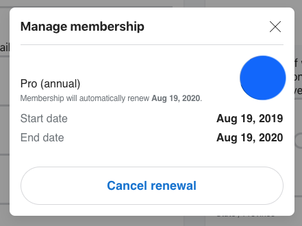 How can I manage my automatic renewal subscription 500px Support Center