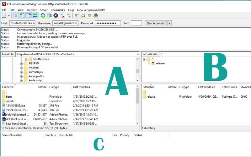 Cara Upload Video di Shutterstock pakai Filezilla Kuliah Desain