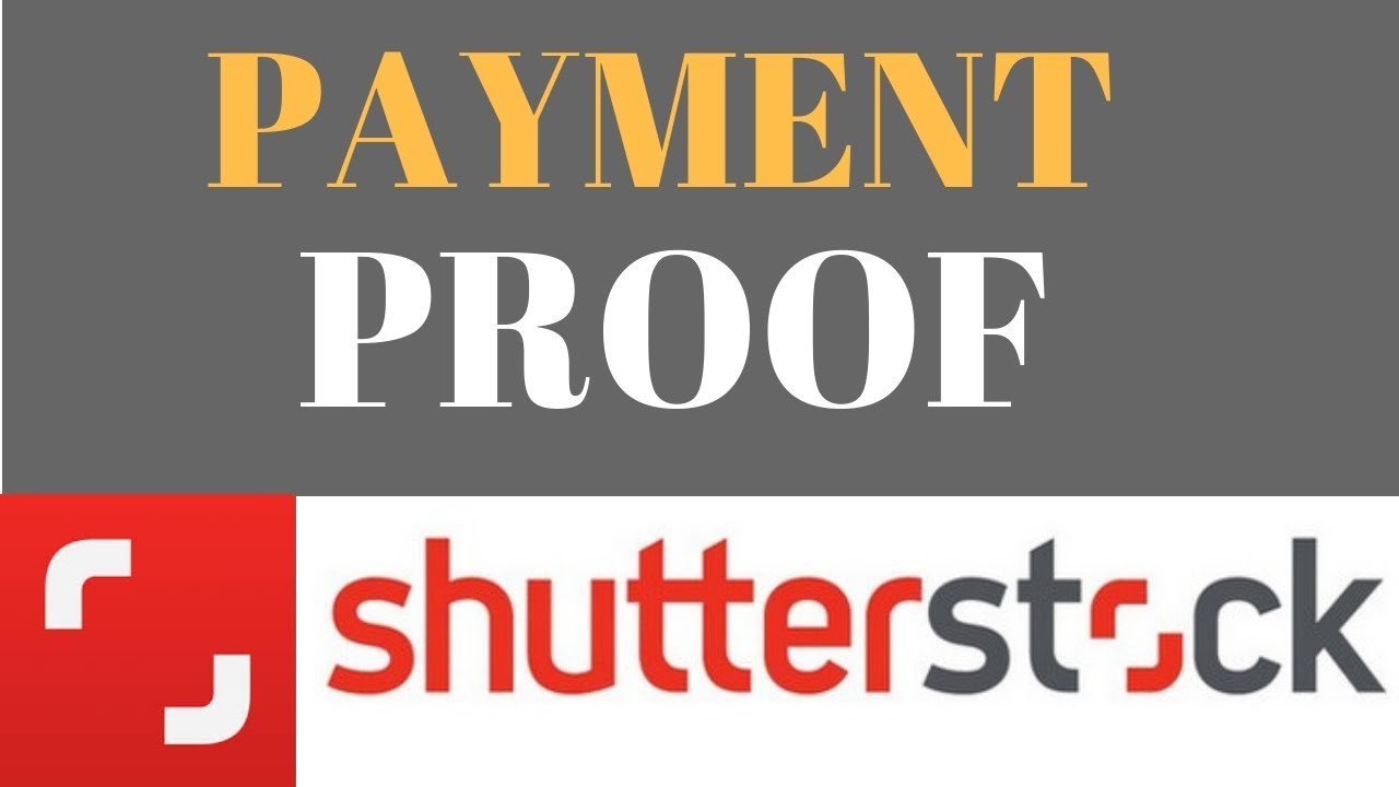 Shutterstock Payment Proof First Payment From Selling Photos Online 