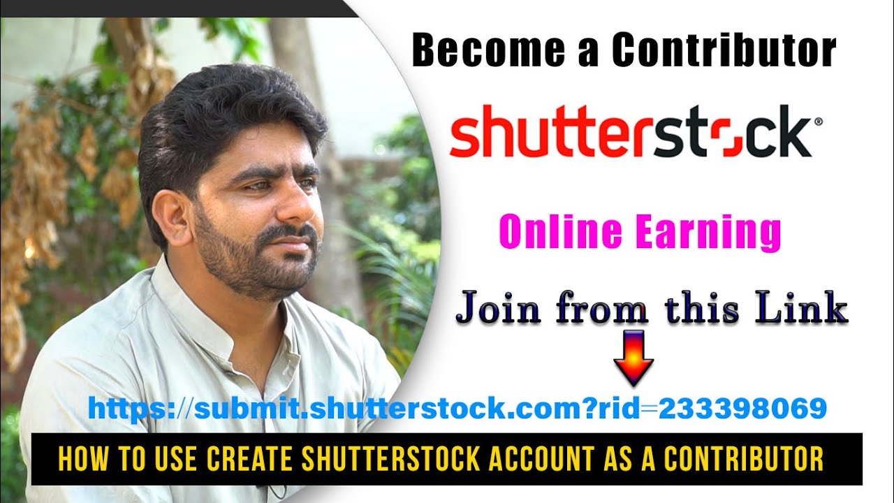 How to Create a Shutterstock Contributor Account