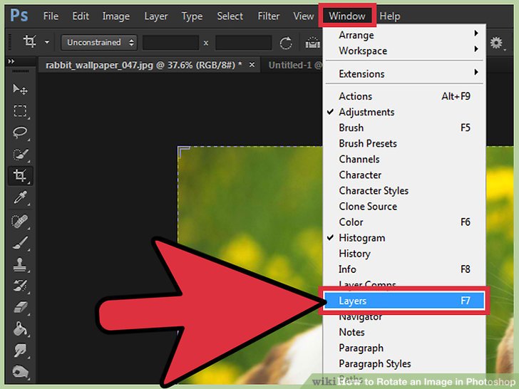 How to Rotate an Image in Photoshop 11 Steps with Pictures