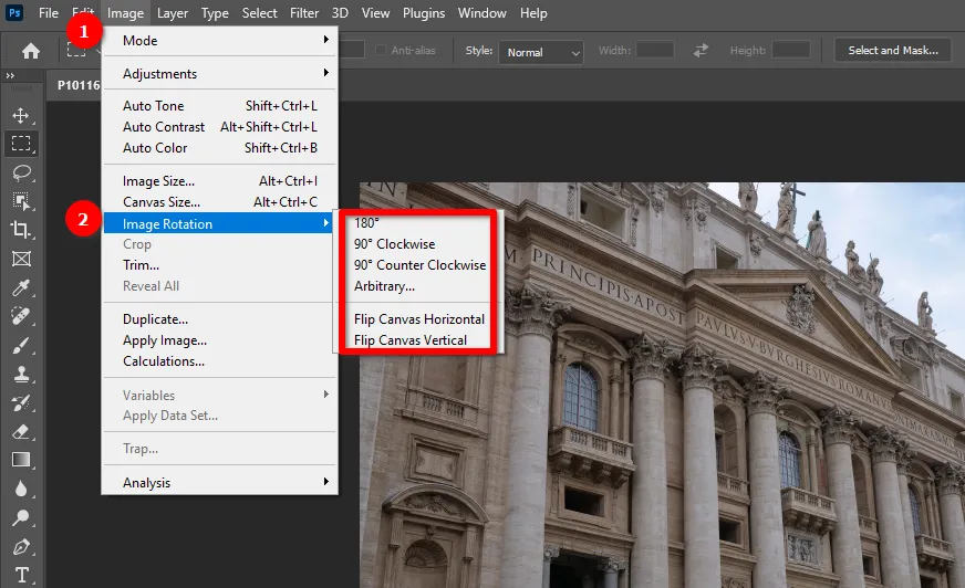 How to Rotate an Image in Shutterstock Editor