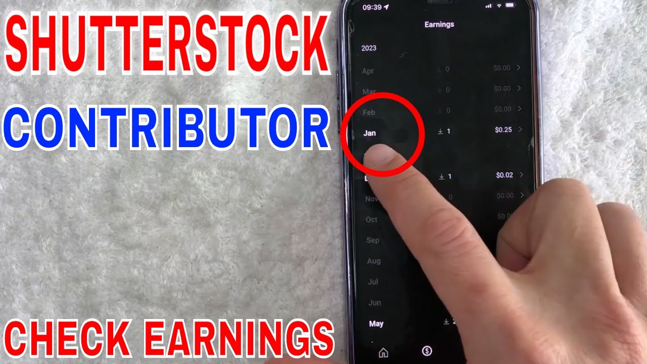 How To Check Your Shutterstock Contributor Earnings YouTube