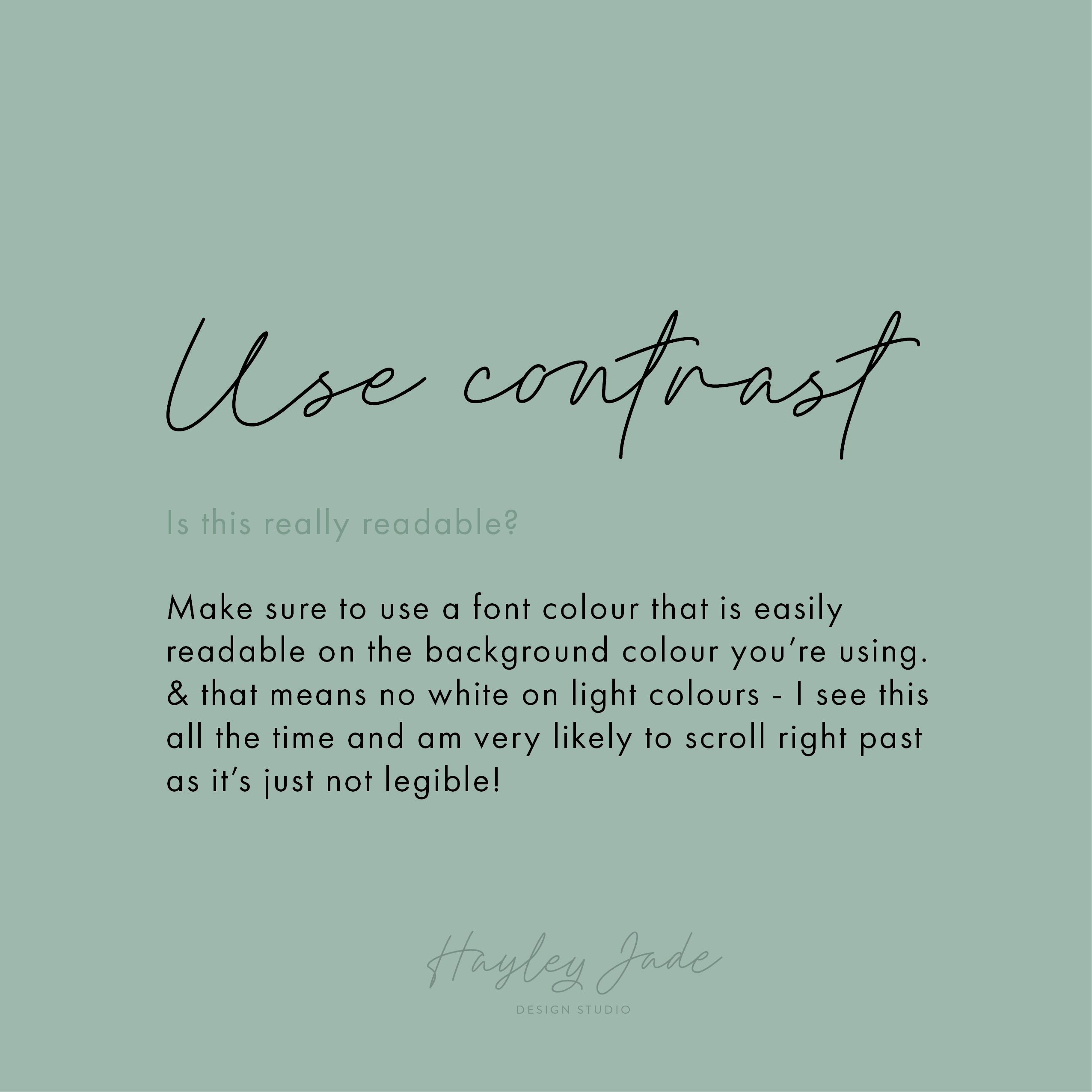 Design Tips Using Fonts