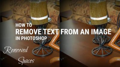 How to Remove Text from Shutterstock Images in Photoshop