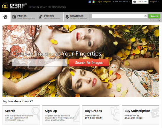 Win 3 Stock Photo Accounts from 123rfcom