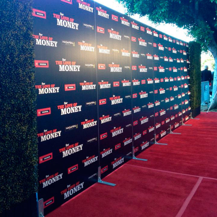 8x24 Step and Repeat Backdrop Custom Banner Printing by Red Carpet 
