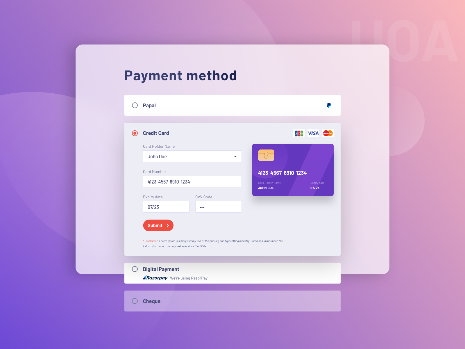 iStock Payment Methods to Get Paid