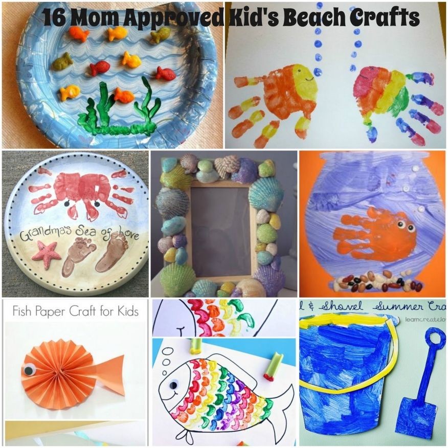 Kids Crafts Archives Mother2motherblog with regard to Beach crafts 