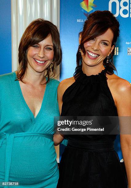 Actresses Vera Farmiga and Kate Beckinsale speak at the Nothing But 