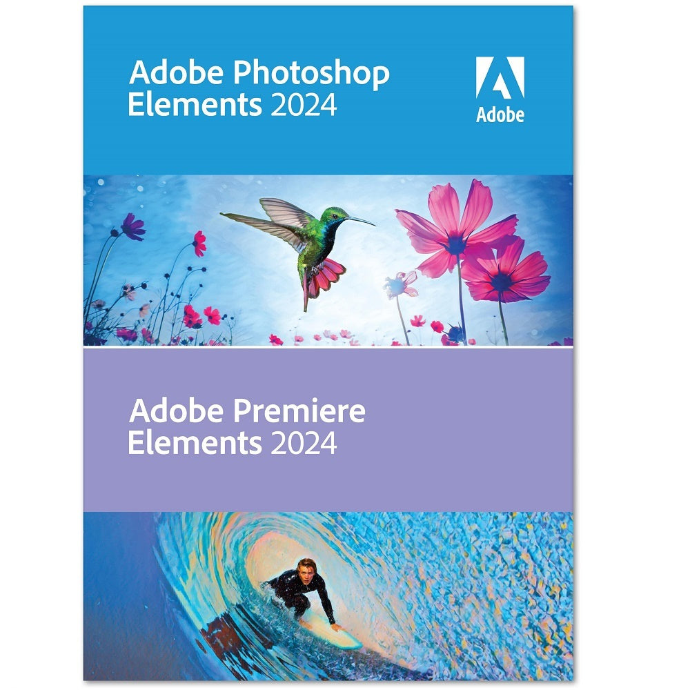 Adobe Photoshop Elements Premiere Elements 2024 Bundle French 