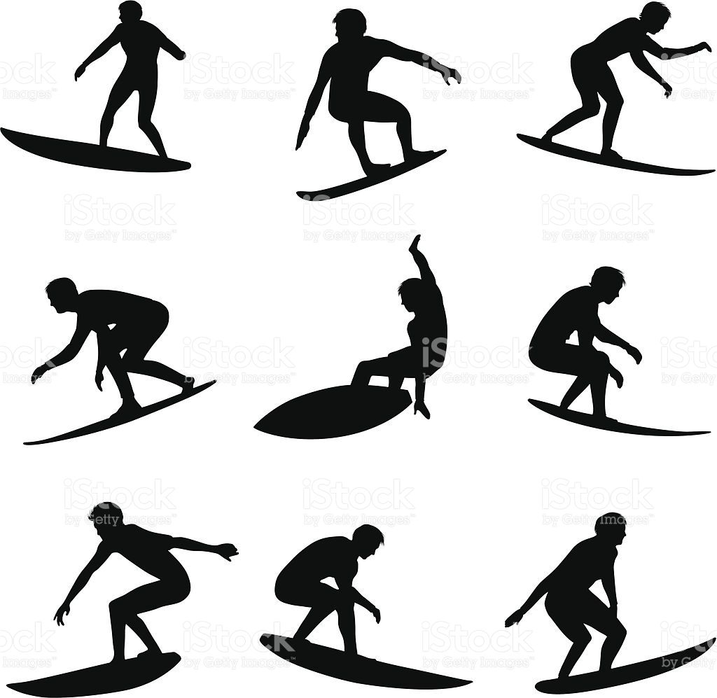 Top 10 Surfer Vector Clip Art Resources for Designers