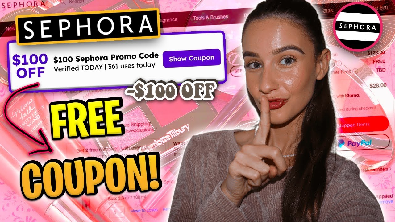 FREE MAKEUP How I saved 100 at Sephora using this Sephora Promo 