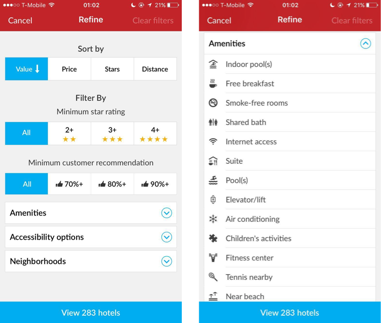 6 Best Practices for Mobile App Search Filtering raywenderlichcom