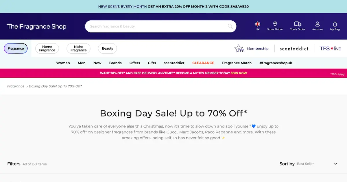 6 Shop the Sale Landing Pages to Showcase Your Next Promo
