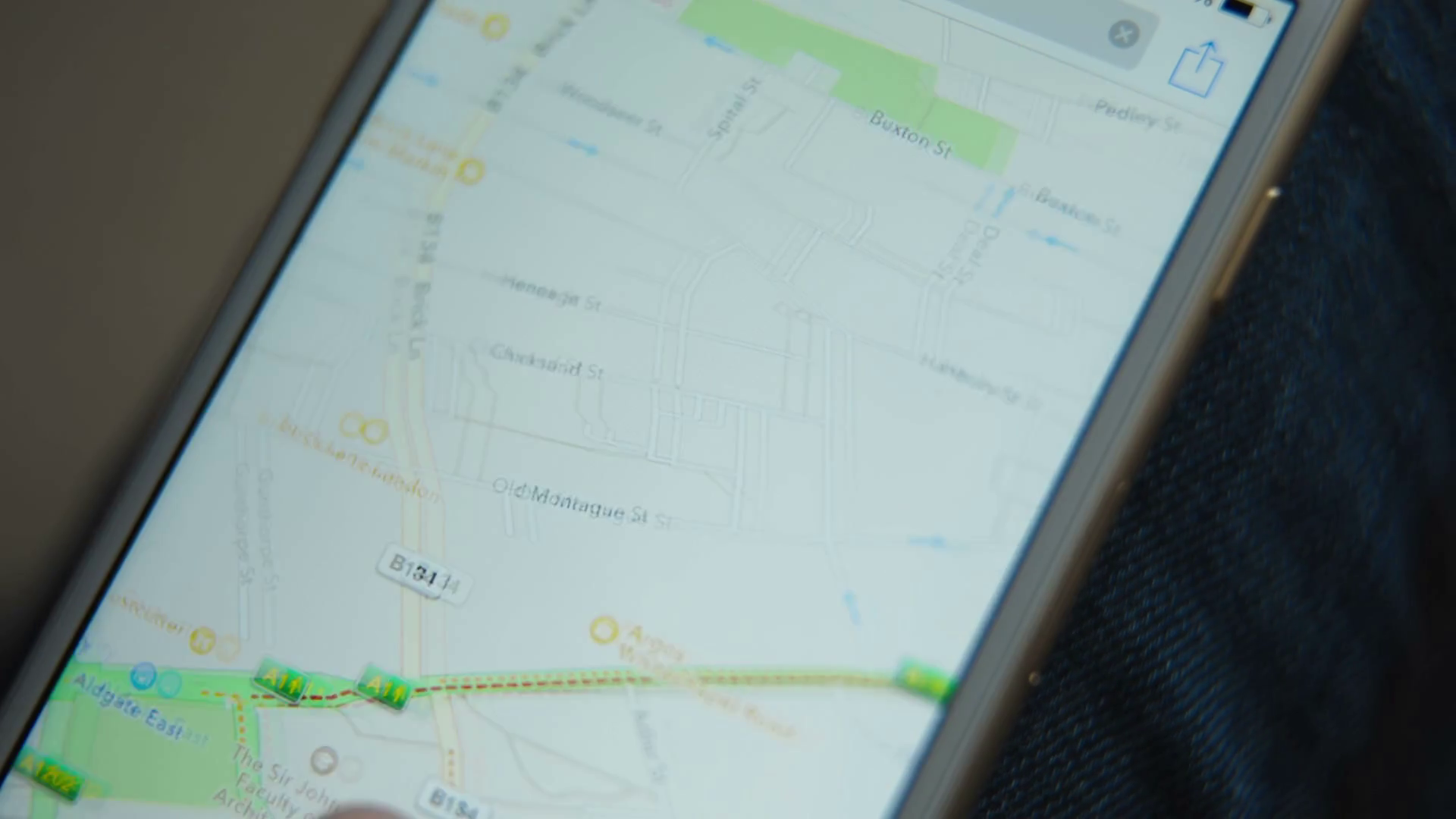Using Maps App On Mobile Phone Stock Footage SBV306124555 Storyblocks