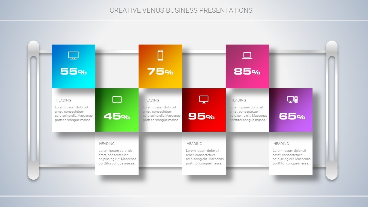How To Design Beautiful Showcase Style Business Slide Design in 