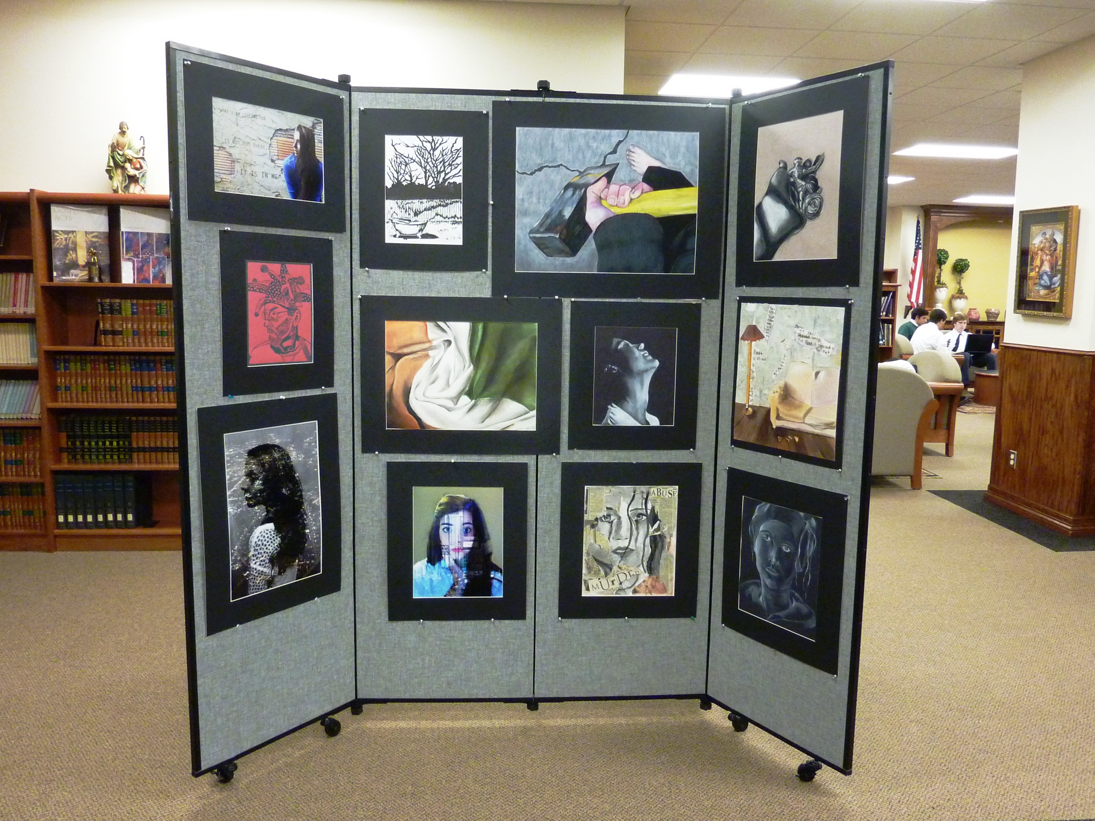 Creative Ways To Display Student Artwork Screenflex