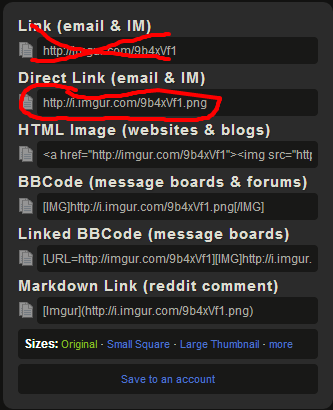 Link image from imgur Meta Stack Exchange