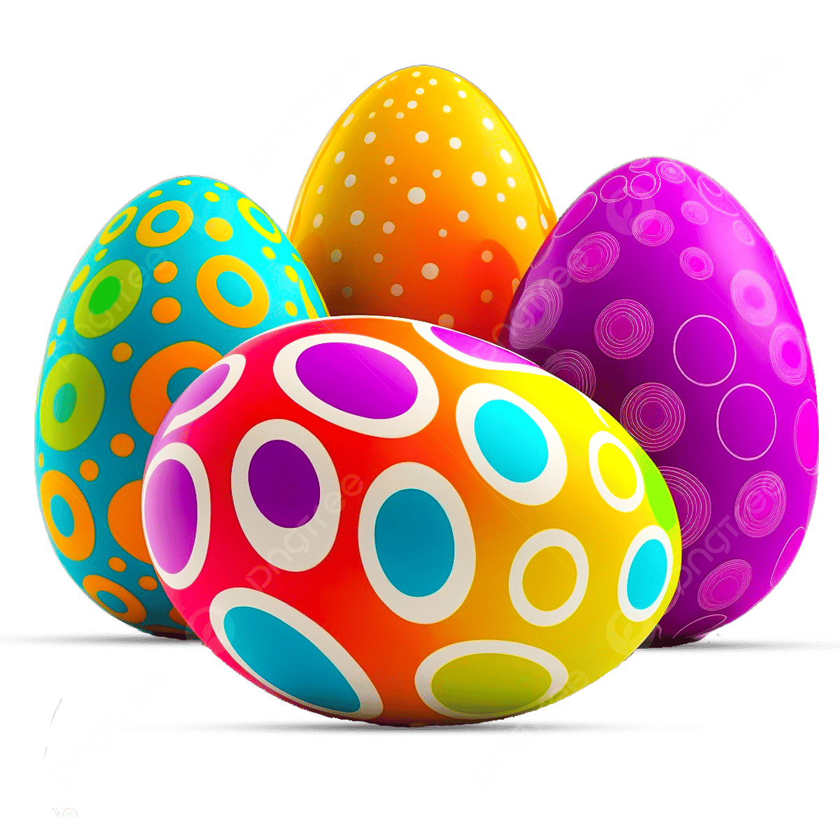 Easter Eggs Transparent PNG Vector PSD and Clipart With Transparent 