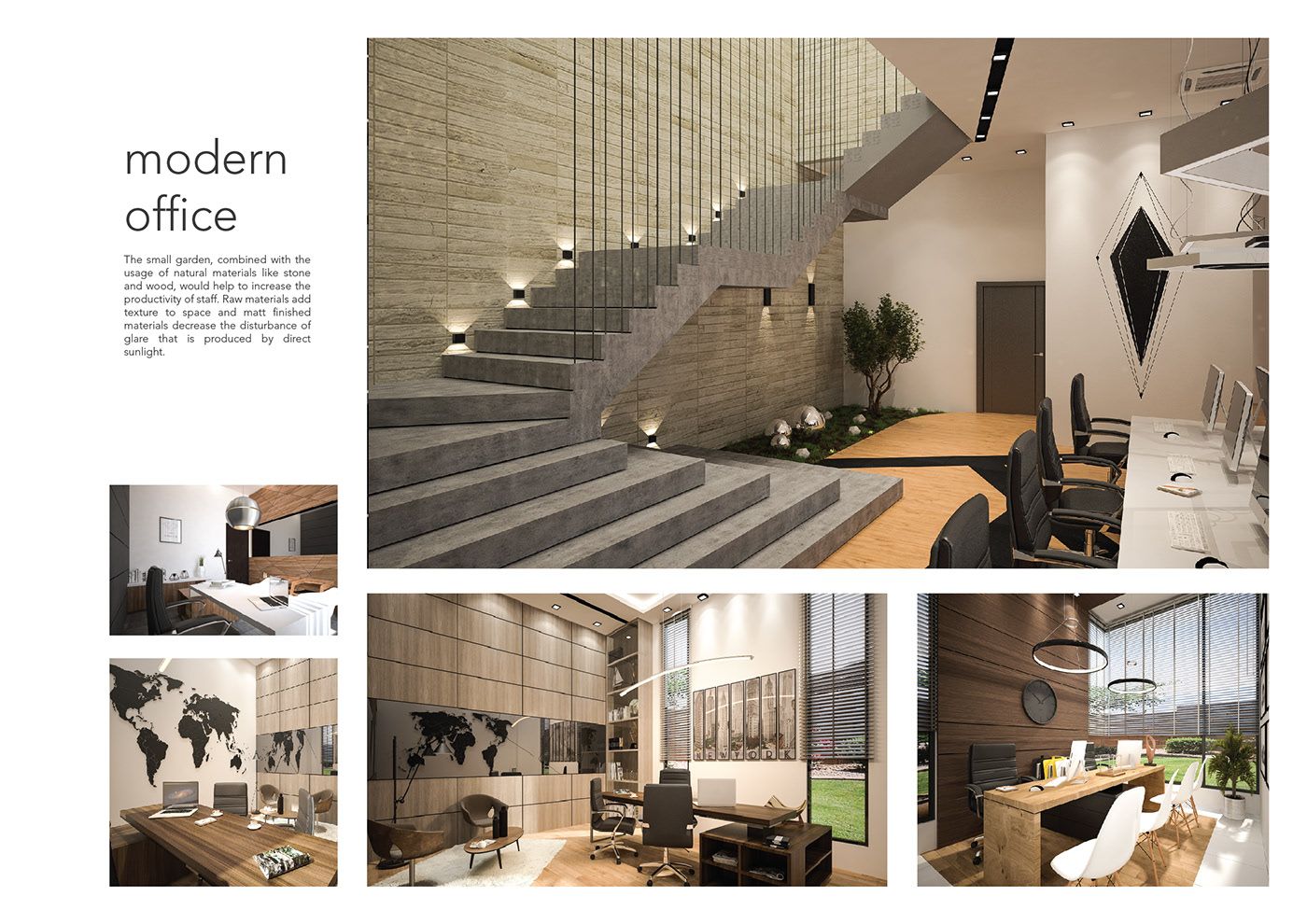 Interior Design Portfolio 2019 Modern Office Interior
