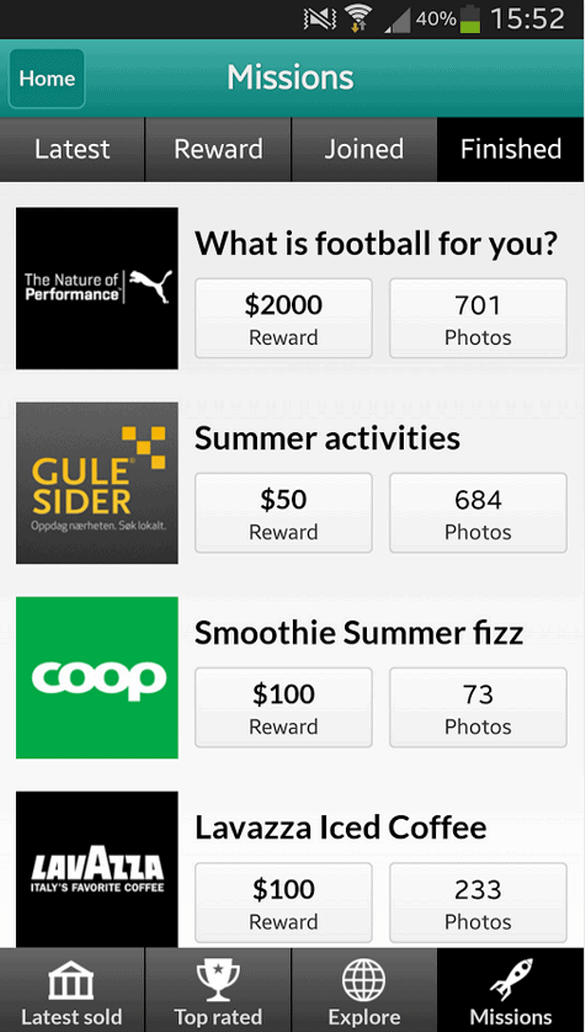 FOAP for Android Make Money Taking Photos