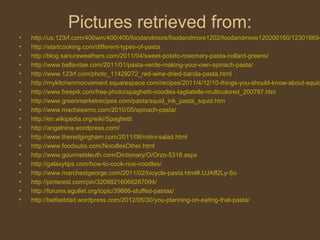Pasta and noodles PPT