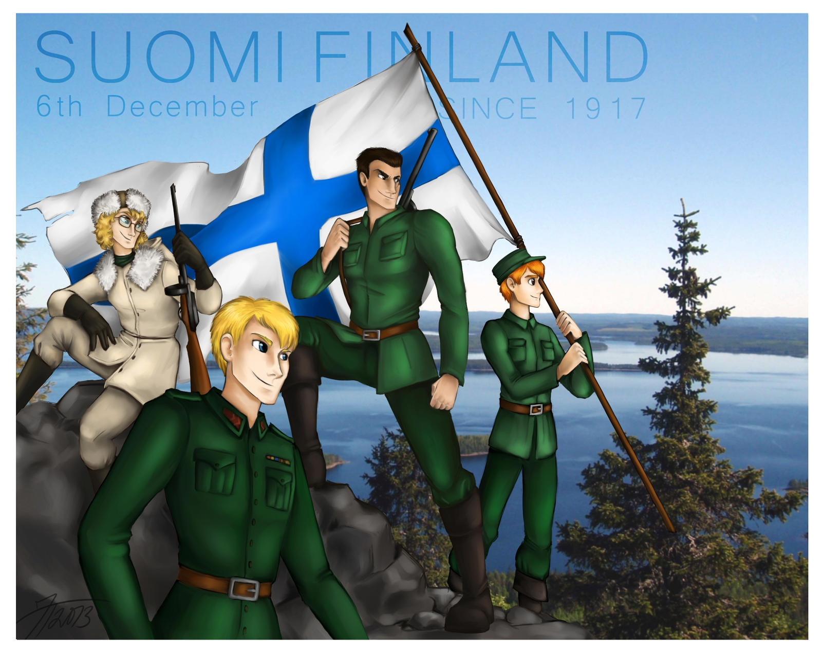 Finland Independence Day 2013 by CuriousCucumber on DeviantArt