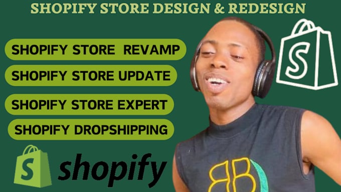 Developdesign redesign update revamp shopify dropshipping store 