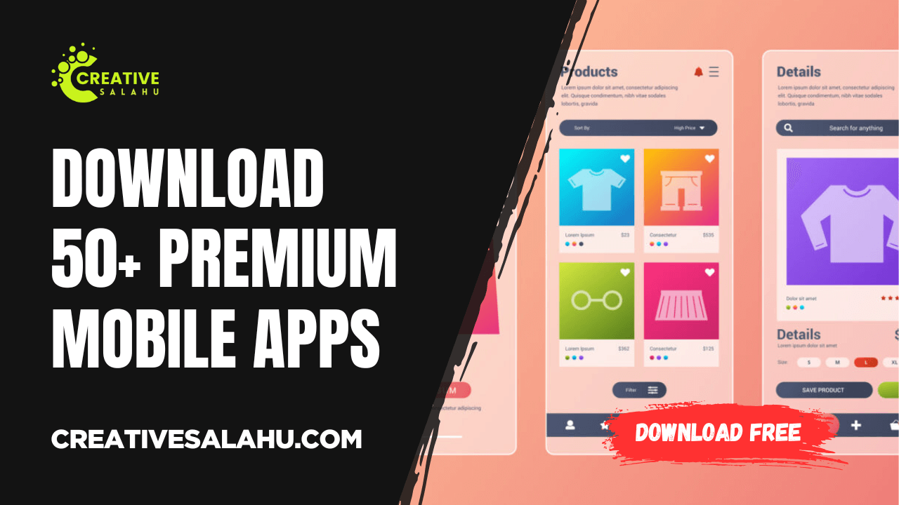 50+ Premium Mobile Apps Download Free