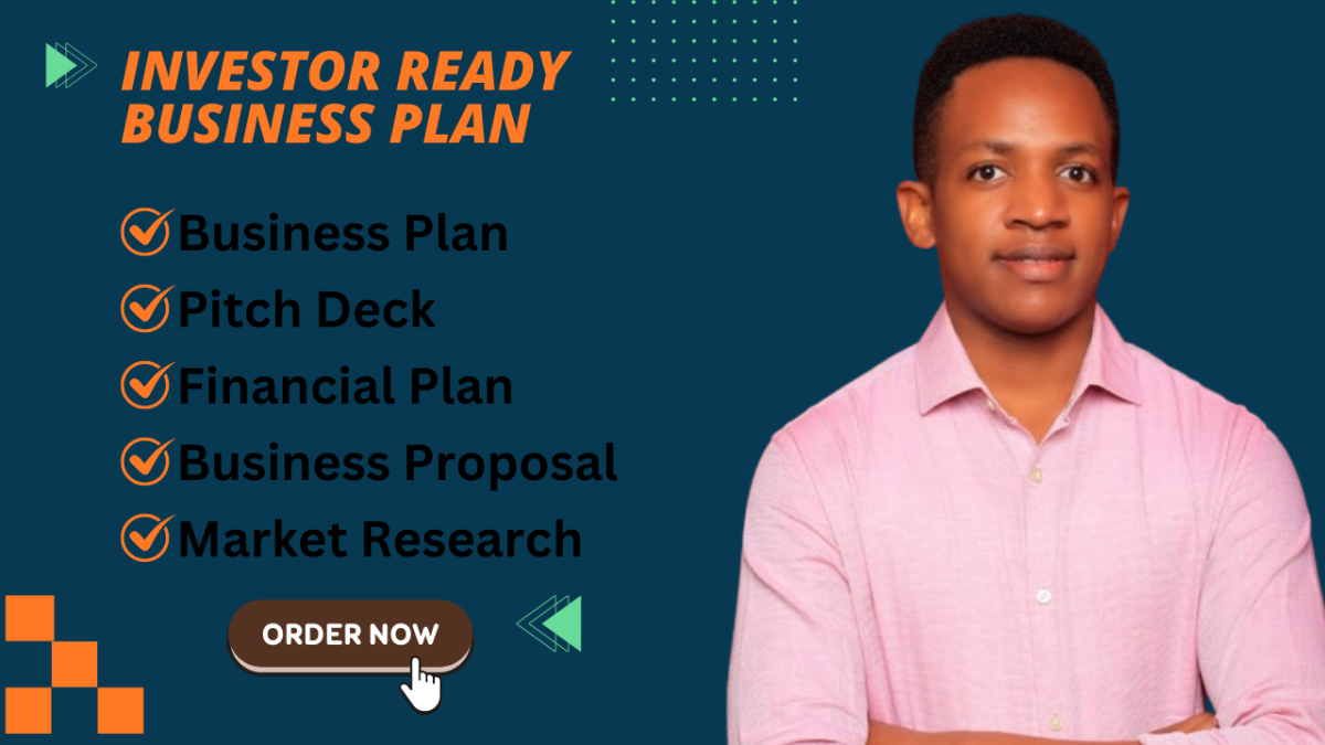 I will write investor ready business plan for startups, business plan writer
