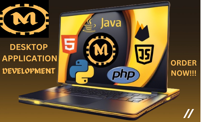 I will build desktop application, web application, desktop app development and software