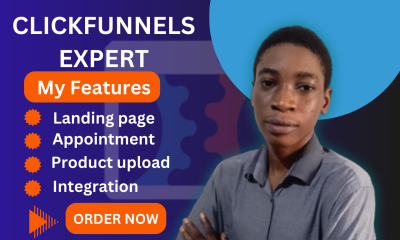 I will build sales funnels, click funnels 2.0 expert, clickfunnels, funnel builder, ghl