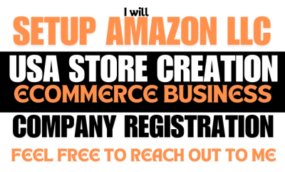 setup amazon llc USA store creation ecommerce business company registration