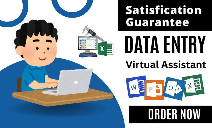 I will do excel data entry, copy paste, virtual assistant, file conversion