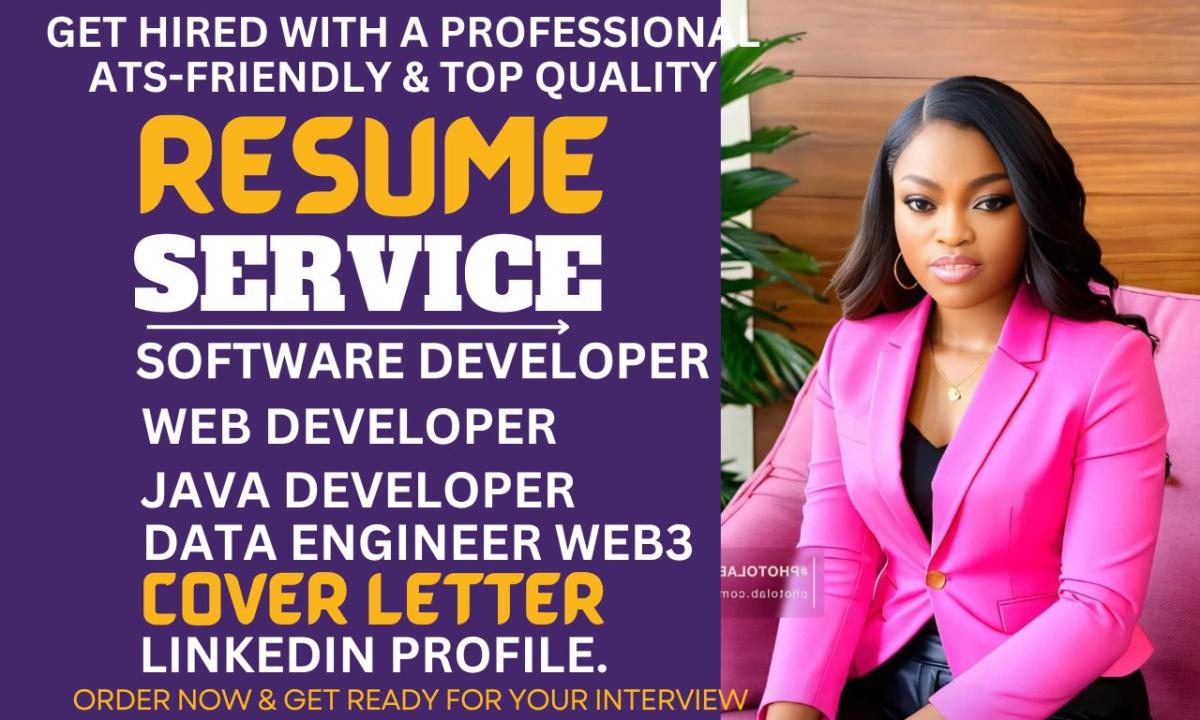 I will edit cloud engineer, data engineer, app developer, web3, network engineer resume