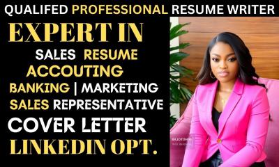I will write sales, lvn, board member, auditing, graduate, compliance, finance resume