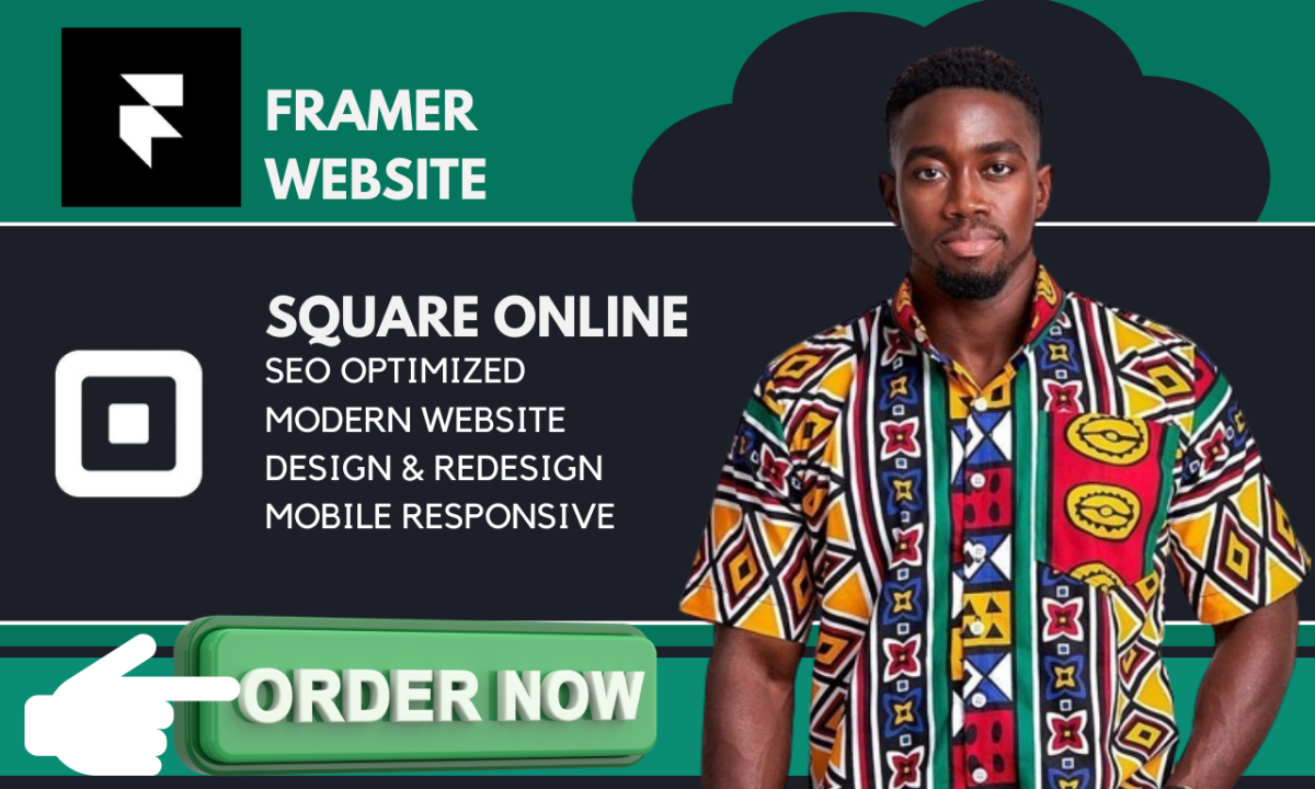 I will do square store online framer website framer landing page figma to framer