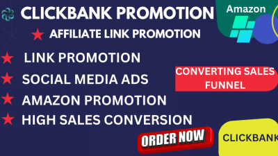 I will clickbank affiliate link promotion affiliate marketing amazon marketing