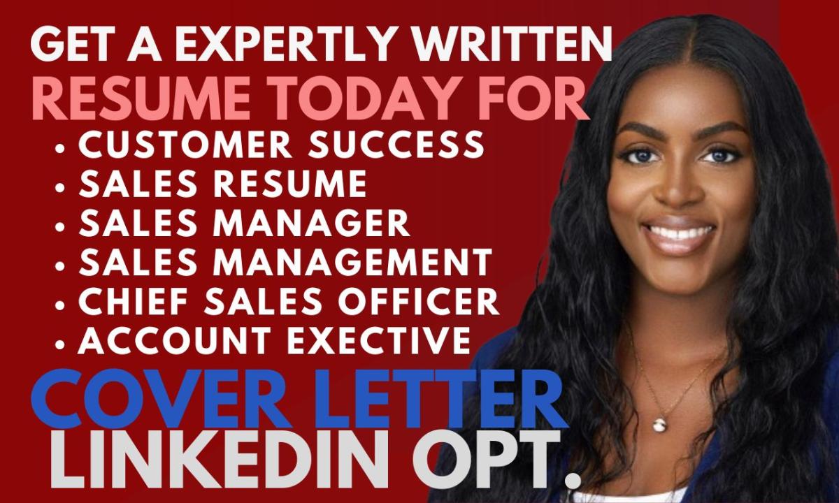 I will craft your sales resume, account executive, insurance agent and sales manager CV