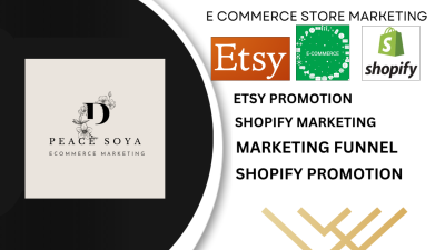 I will do real organic promotion to boost Etsy, Shopify sales