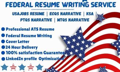 I will write usajob winning federal resume for your targeted government job, federal cv