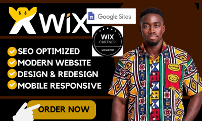 I will design Wix website redesign Wix Studio website Google Sites Canva website design