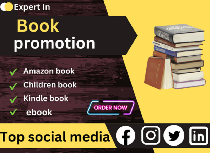 I will do ebook marketing advertising and promotion to get you best seller